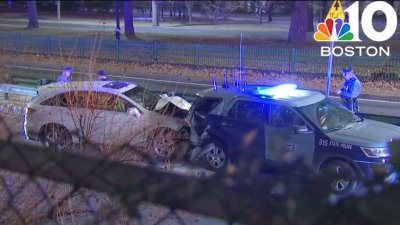 Man faces OUI charges after crashing into state police cruiser