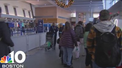 Boston's holiday travel rush in full swing — what it's like at Logan, South Station