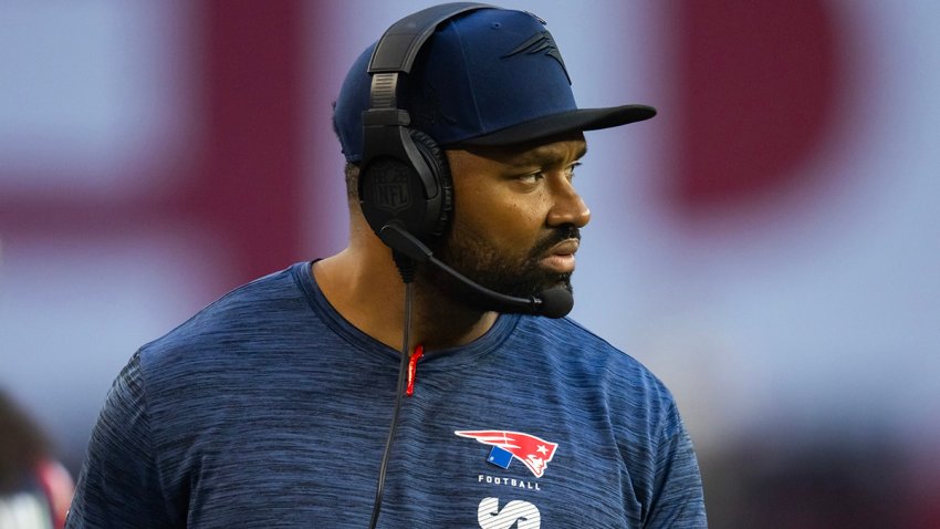 Patriots head coach Jerod Mayo