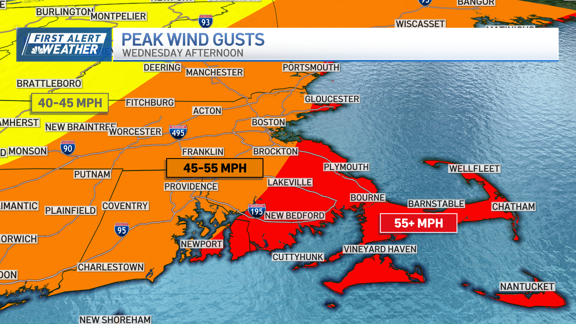 Winter storm in Mass. brings high wind warnings, flood watches – NBC Boston