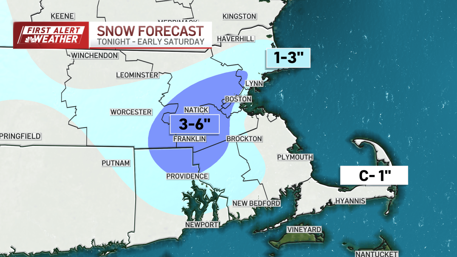 Boston Snow Inches Snowstorm Boston: How many inches of snow will Mass., NH get? – NBC Boston