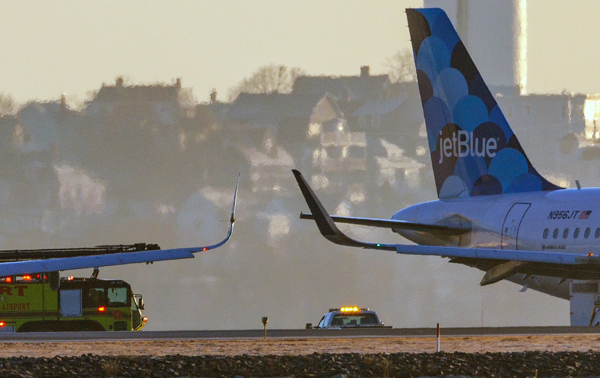 Feb. 8, 2024: Two airliners clipped wings at Boston’s Logan airport, causing delays for both jets’ passengers but not causing any injuries.