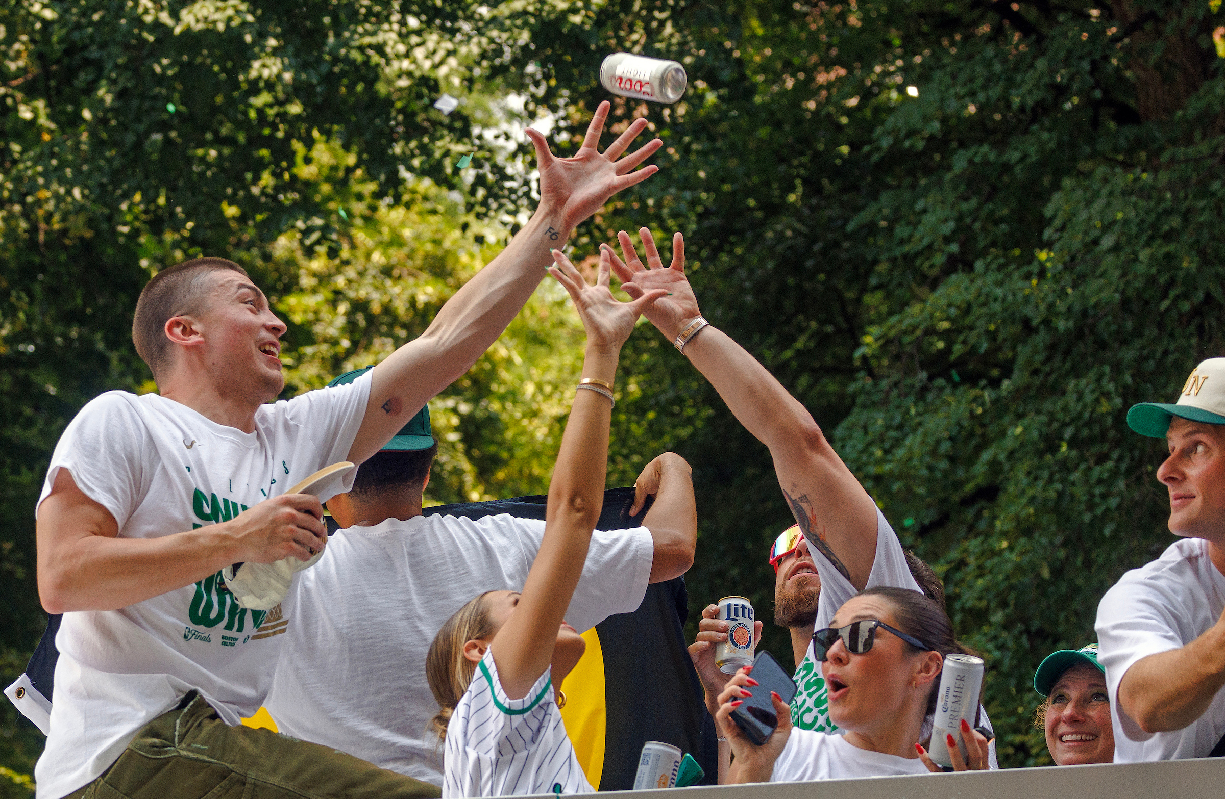 June 21, 2024: Hundreds of thousands of fans greeted the Boston Celtics as they paraded through the city days after winning the NBA championship.