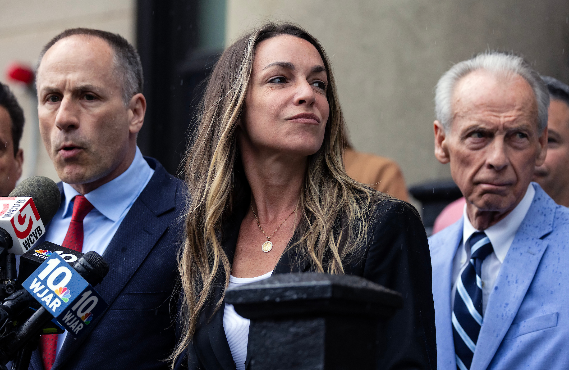 July 1, 2024: A happy Karen Read walks out of the Dedham courthouse after a mistrial was declared in the case against her regarding the death of her late boyfriend, John O’Keefe.