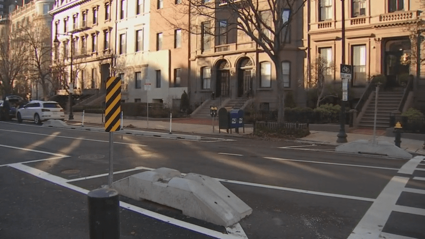 The intersection of Beacon and Berkley streets in Boston's Back Bay on Tuesday, Dec. 31, 2024.