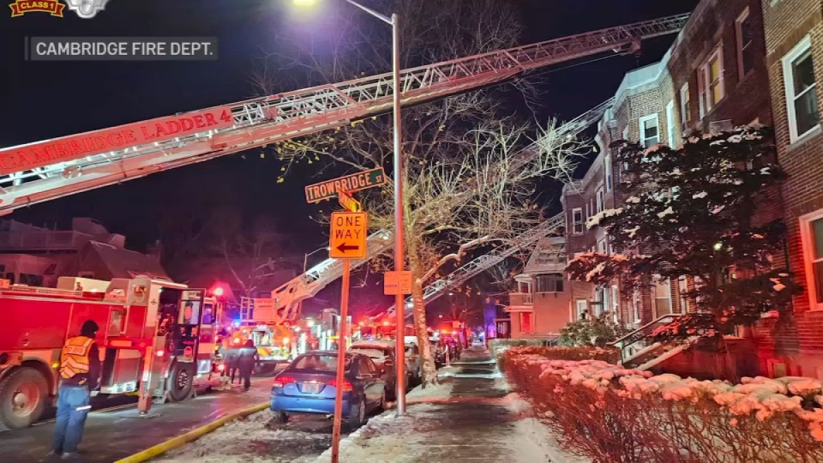 Cambridge MA Kirkland Street fire – NBC Boston