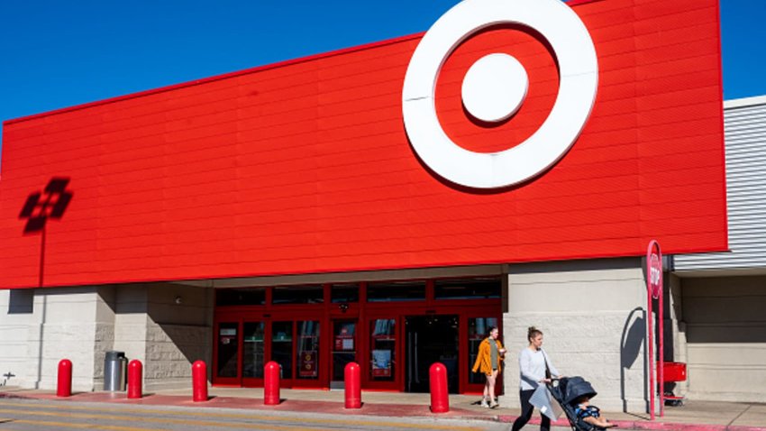 Customers exit a Target store on November 20, 2024 in Austin, Texas. 