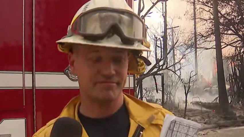 Fire chief talks about the fire fight