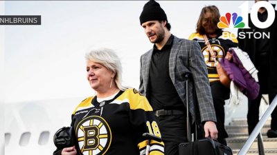 Bruins' moms supporting team tonight in Tampa