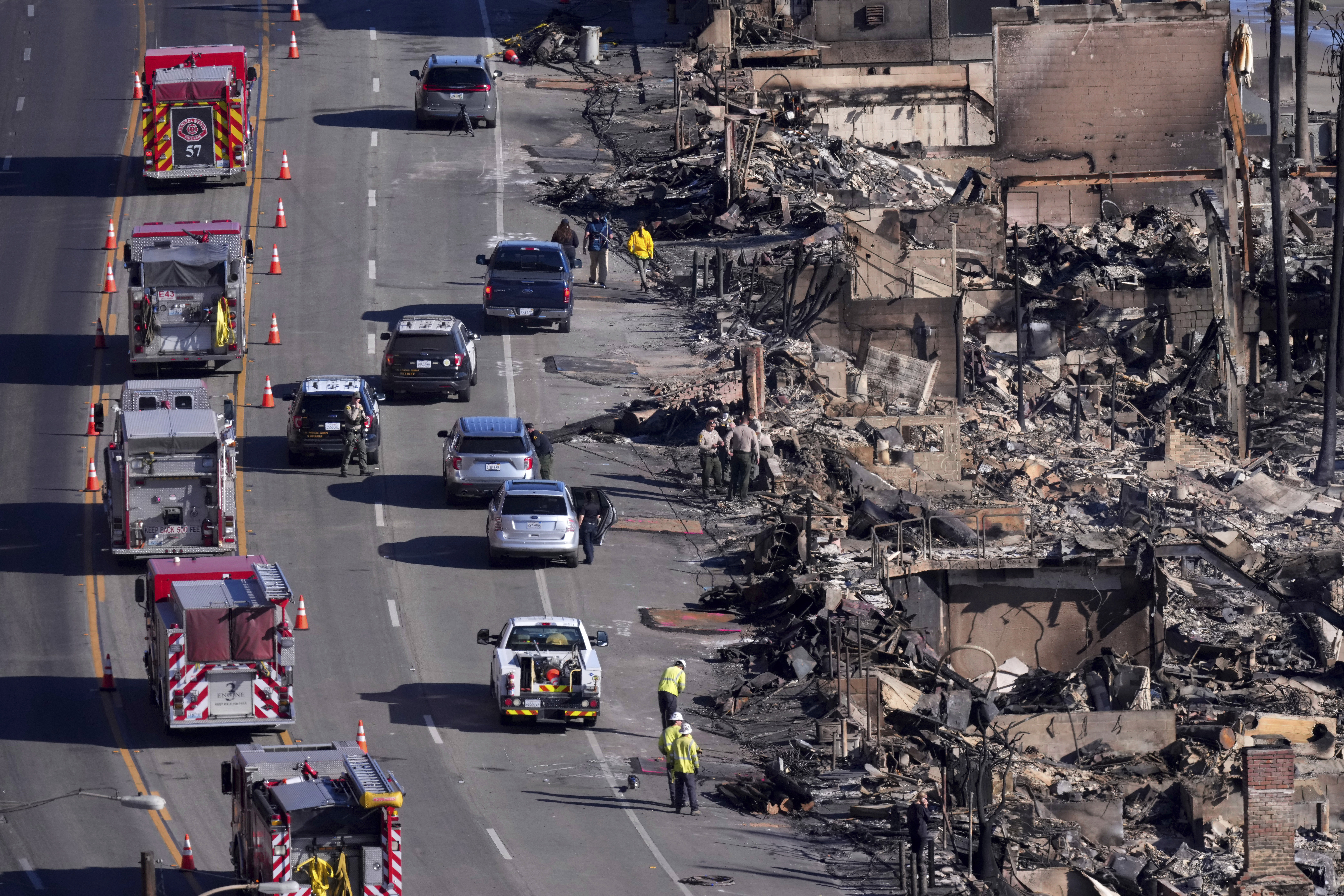 Maps show buildings destroyed and damaged in LA County fires – NBC Boston