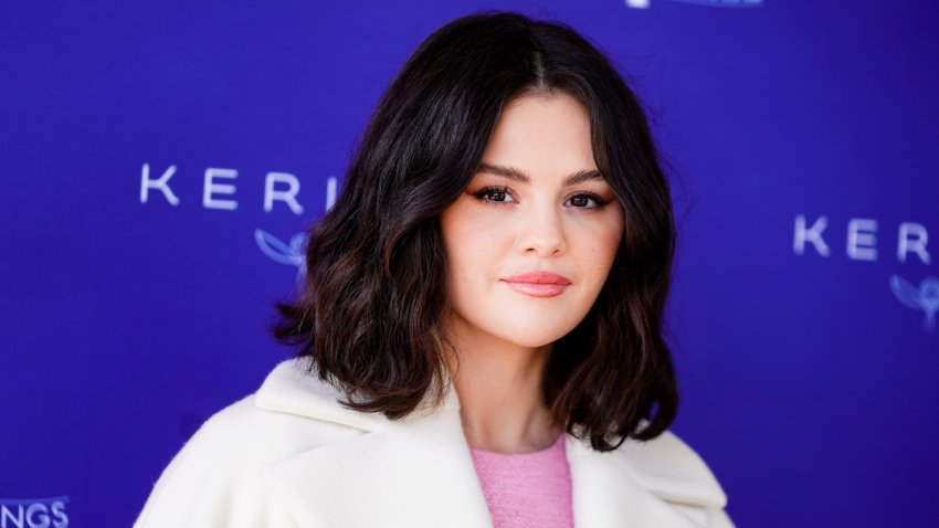 Selena Gomez attends 36th Annual Palm Springs International Film Festival "Emilia Pérez" Talking Pictures Presented By Kering "Women In Motion" at Annenberg Theater