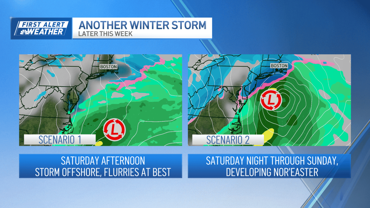 Boston noreaster this weekend: How much snow are we getting? – NBC Boston