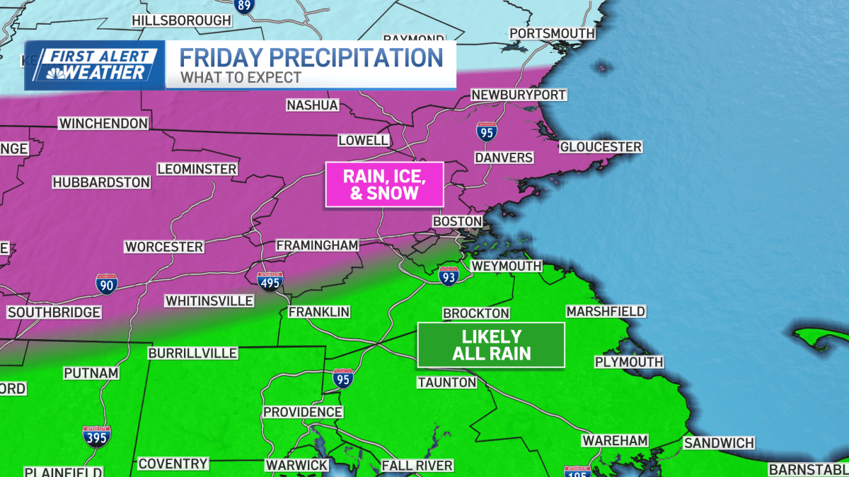 How much will it snow in Massachusetts this weekend? – NBC Boston