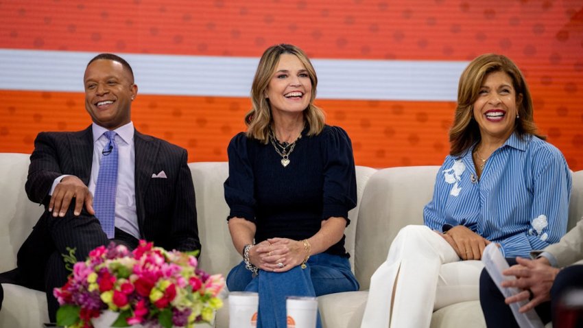 Craig Melvin, Savannah Guthrie and Hoda Kotb