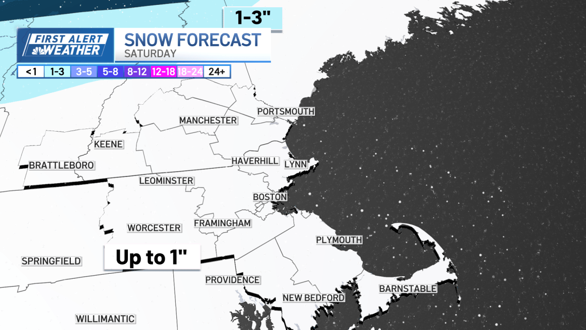 Boston snowstorm: How much snow are we getting this weekend? – NBC Boston
