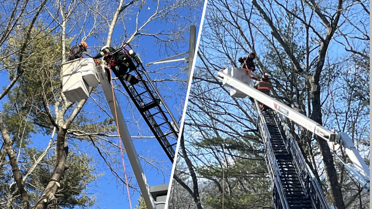 Hopkinton tree worker rescued from bucket truck – NBC Boston