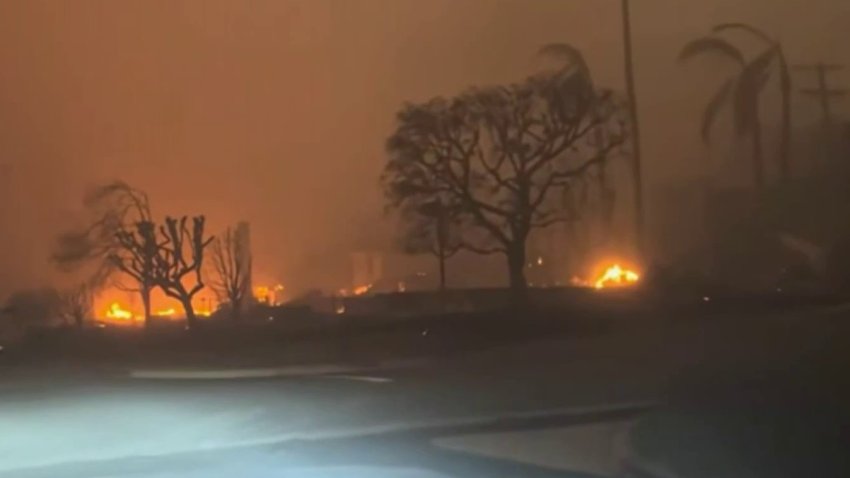 Henri Yonet shared video taken Jan. 8, 2025 of what remained of his childhood home in Pacific Palisades.