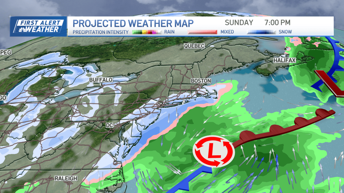 Boston winter storm: How much snow will we get this weekend? – NBC Boston