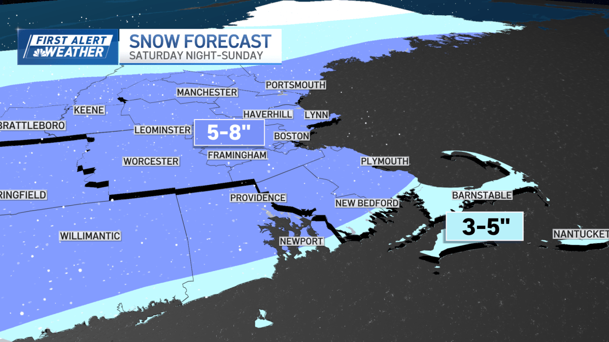 Snowstorm in Boston this weekend: How much snow are we getting in Mass ...