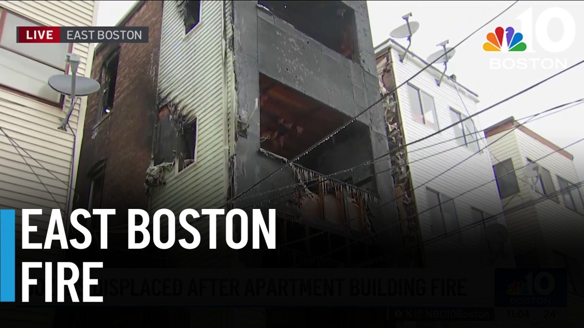 East Boston apartment building fire leaves dozens displaced – NBC Boston
