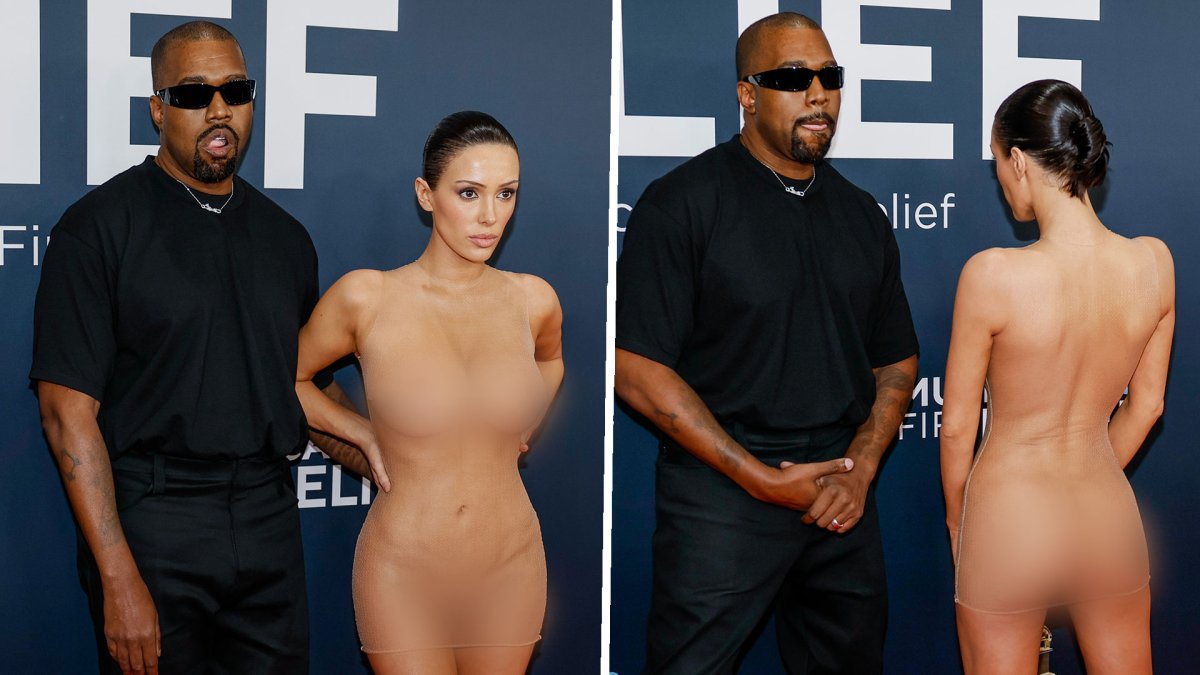 Kanye West's wife Bianca Censori looks naked at 2025 Grammys