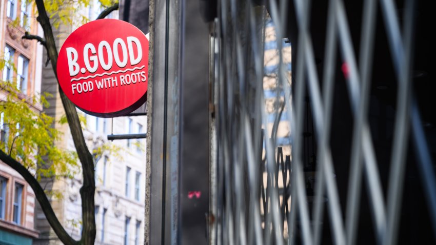 Boston, MA – October 24: The now-closed B.Good in Downtown Crossing. (Photo by Andrew Burke-Stevenson/The Boston Globe via Getty Images)