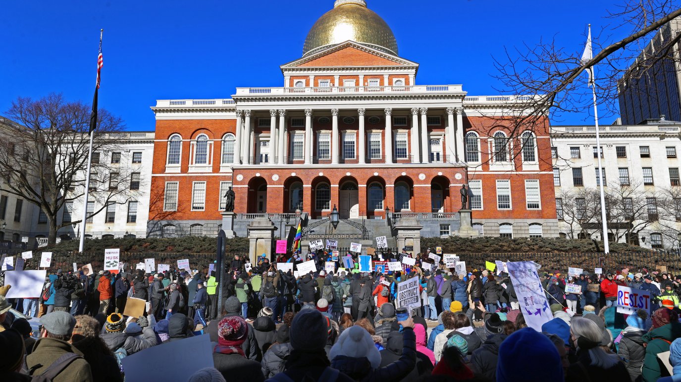 50501 protests at Boston’s MA State House, Concord NH – NBC Boston