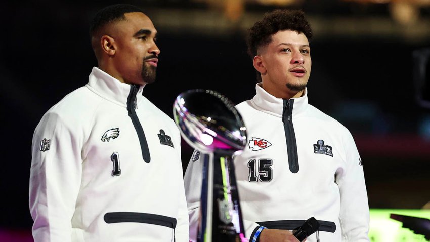Patrick Mahomes and Jalen Hurts