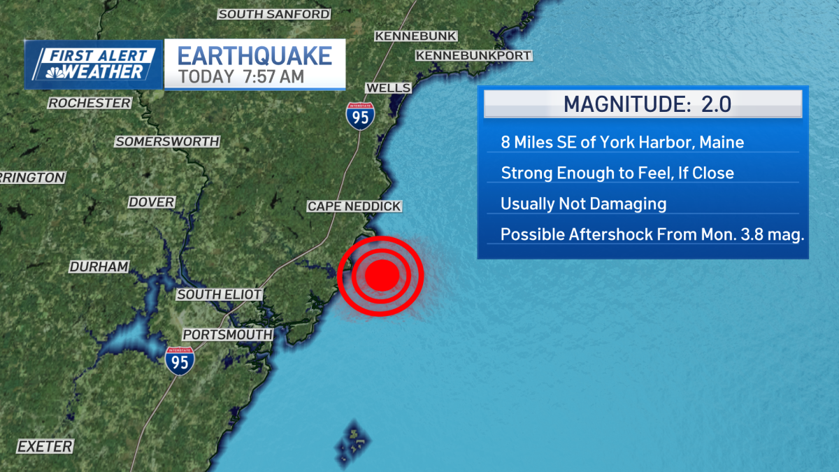 Did you feel it? New England hit by another earthquake Sunday