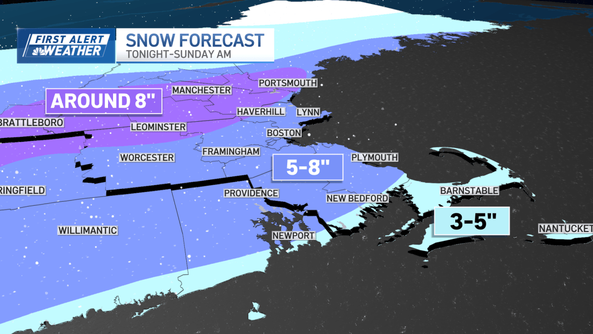 Deep Snow Boston Snow predictions Boston, MA: Winter storm warning details, radar – NBC ...