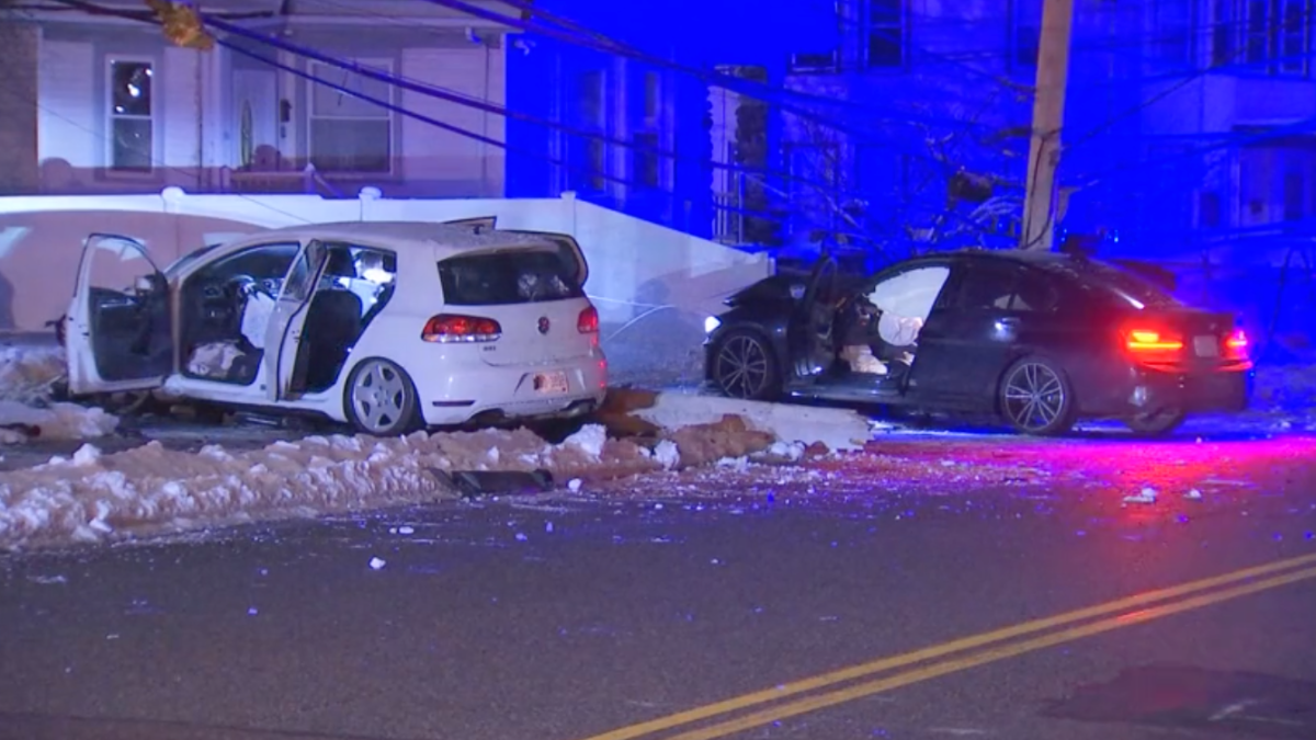 Waltham MA crash on Crescent Street – NBC Boston
