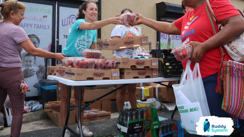 Buddy System MIA lends a helping hand and addresses food insecurity in their community.