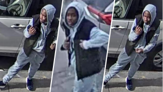 Boston police say the man pictured above is wanted in connection with a carjacking in Roxbury on Feb. 8, 2025.