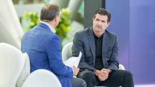 LIV Golf CEO Scott O’Neil at CNBC’s CONVERGE LIVE event in Singapore on March 13, 2025.