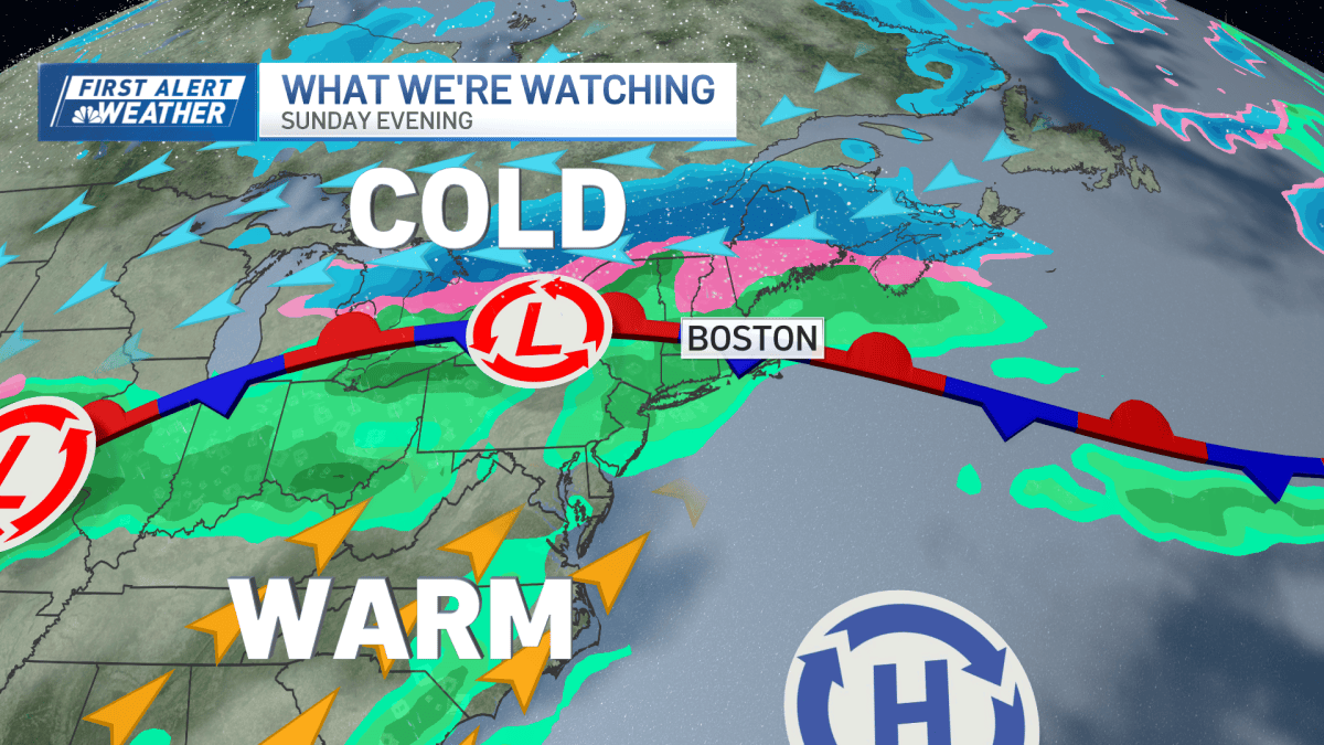 Weekend storm to bring snow, sleet to parts of New England – NBC Boston