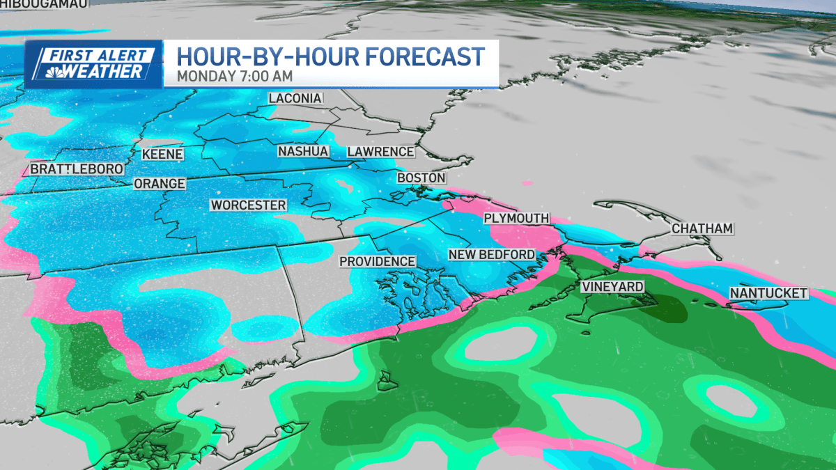 Snow or slush for Boston Monday? Get the latest forecast, radar – NBC ...