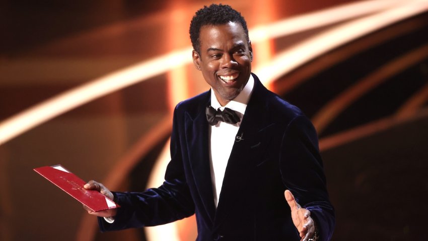 Chris Rock speaks onstage at the 94th Academy Awards held at Dolby Theatre at the Hollywood & Highland Center on March 27th, 2022