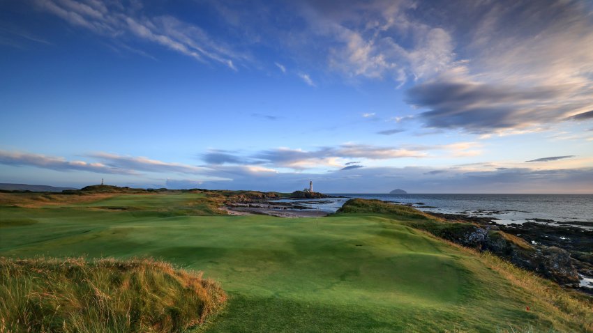 A view of The Trump Turnberry resort in Scotland