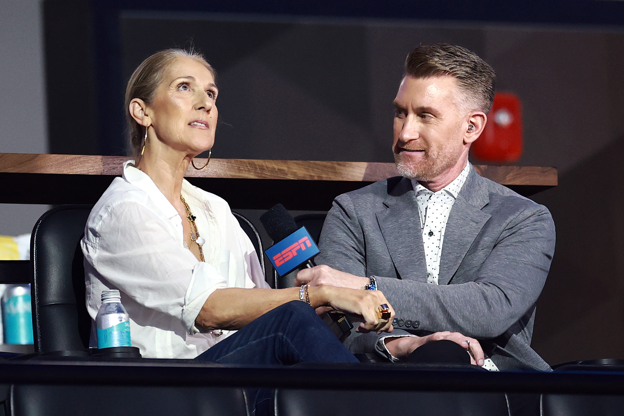 Céline Dion's 14-year-old twin sons look grown up in rare