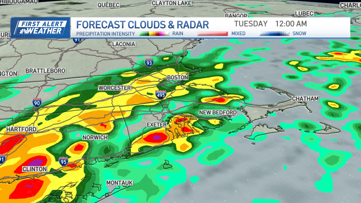Severe thunderstorms in Boston Monday? Heavy rain also expected – NBC ...