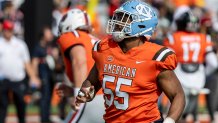 North Carolina offensive lineman Willie Lampkin