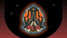 Mission patch for Blue Origin's NS-31 mission.