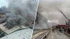 Large fire burning at Boston trash transfer station, health officials issue air quality warning