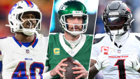 Von Miller, Aaron Rodgers and Stefon Diggs