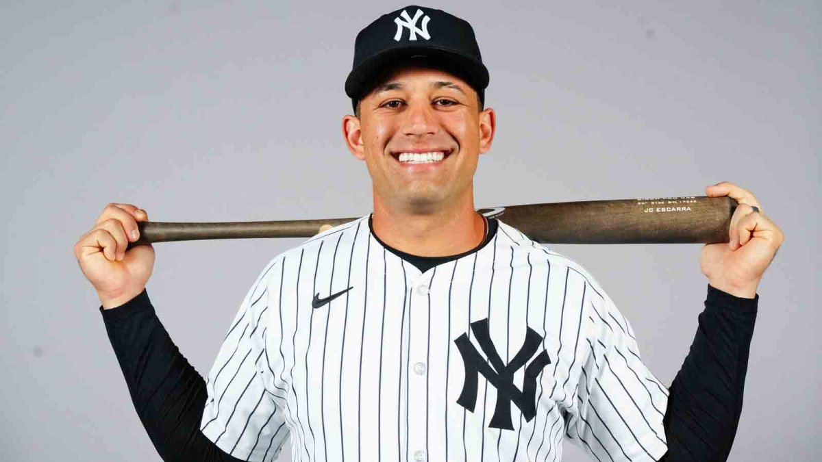 New York Yankees catcher J.C. Escarra tells his mother he made the team in emotional video – NBC Boston