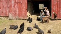 Sophie Hilaire Goldie, 37, and her husband, Rocky Goldie, 50, have no plans of moving or selling their Kentucky homestead.