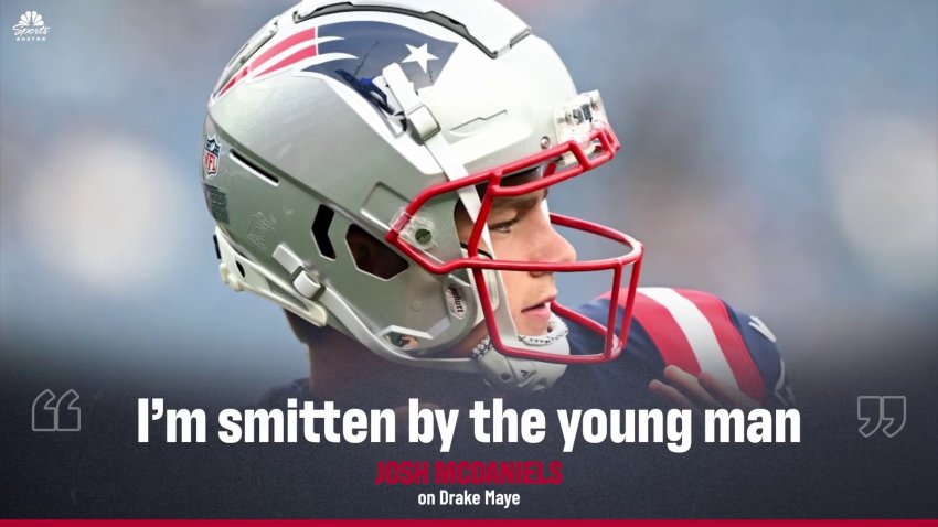 Josh McDaniels on Drake Maye: “I'm smitten by the young man”