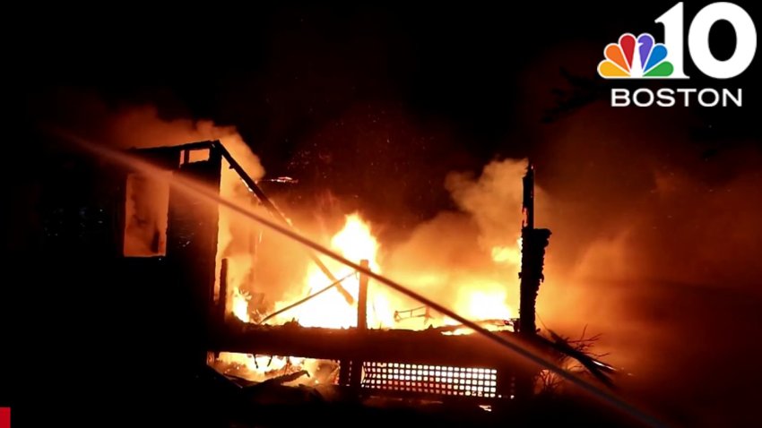 Massive house fire overnight in Spencer