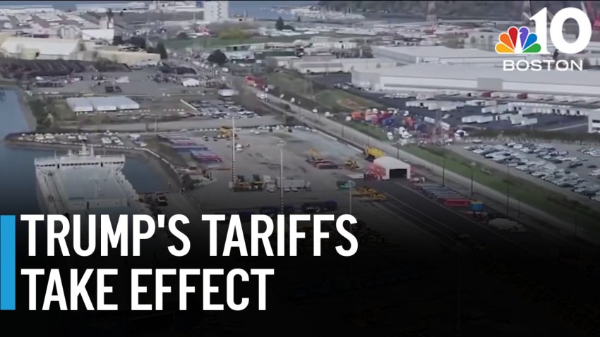 Trade war escalating after Trump's sweeping tariffs take effect