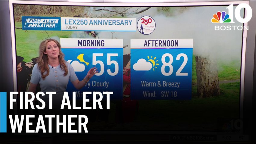 Boston could hit 80 degrees on Saturday!